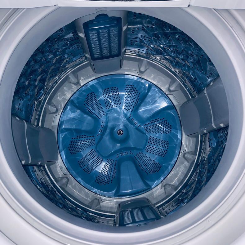 【中古】 パナソニック Panasonic 洗濯機 一人暮らし 大きめ 2015年製 全自動洗濯機 8.0kg ピンク 送風 乾燥機能付き  NA-FA80H2-P