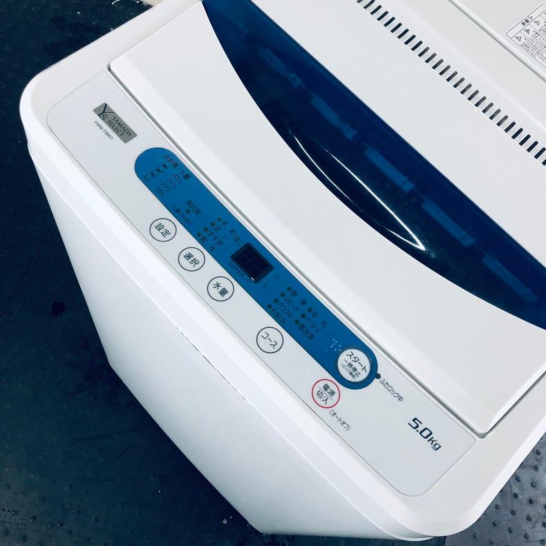 【中古】 ヤマダ電機 YAMADA 洗濯機 一人暮らし 2019年製 全自動洗濯機 5.0kg ホワイト 送風 乾燥機能付き YWM-T50G1｜11kaden-com｜03