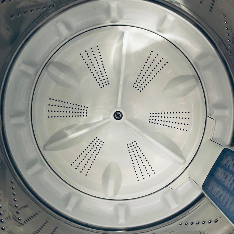 【中古】 パナソニック Panasonic 洗濯機 一人暮らし 2019年製 全自動洗濯機 5.0kg シルバー 送風 乾燥機能付き NA-F50B12｜11kaden-com｜04