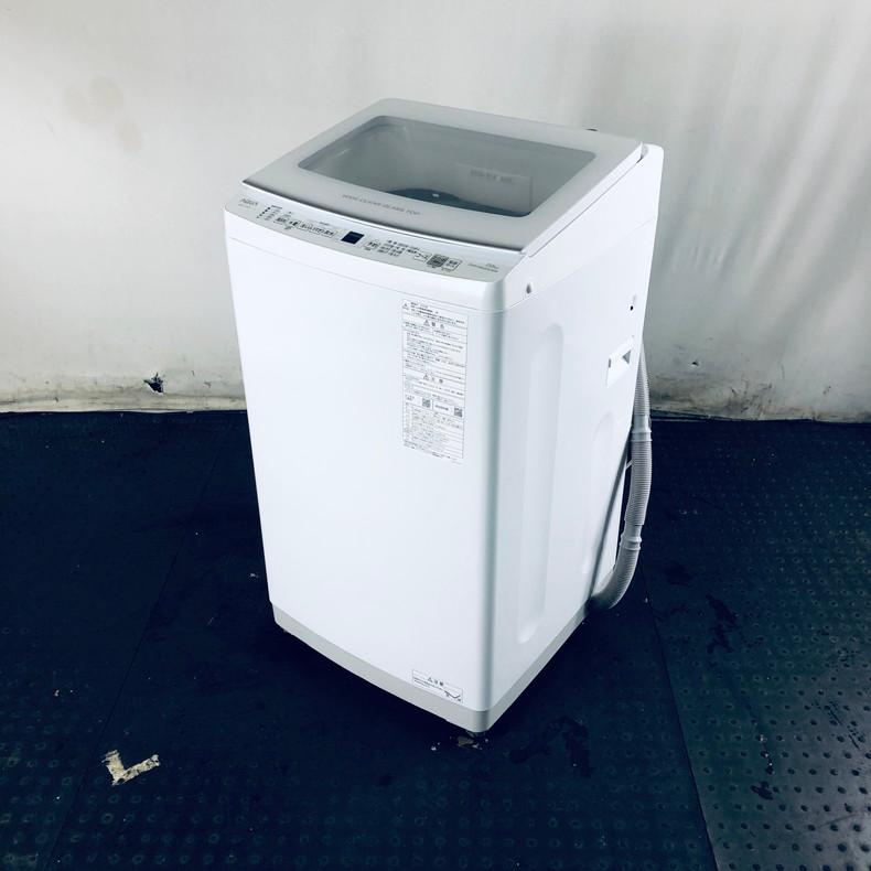 しろくま 2022年製 AQUA 洗濯機 AQW-V7N(W) WHITE しろくま 2022年製 AQUA 洗濯機 AQW-V7N(W) WHITE 全自動洗濯機