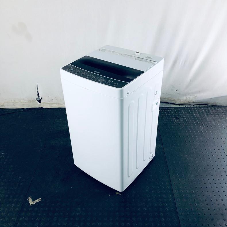 【中古】 ハイアール Haier 洗濯機 一人暮らし 2020年製 全自動洗濯機 5.5kg ブラック 送風 乾燥機能付き JW-C55D(K)｜11kaden-com｜02