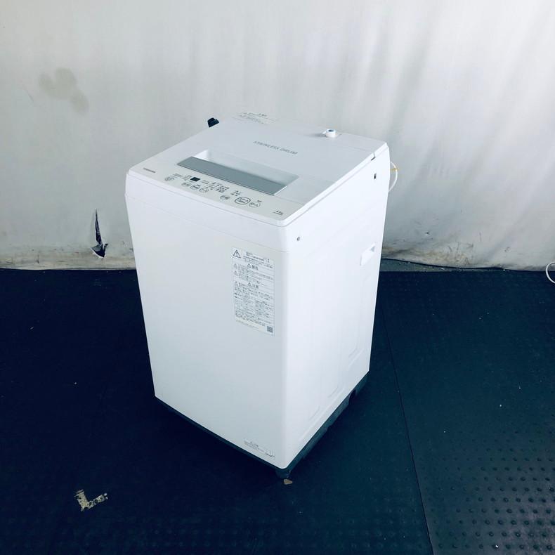 洗濯機 中古 東芝 TOSHIBA AW-45M9(W) 2021年製 全自動 4.5kg ホワイト 