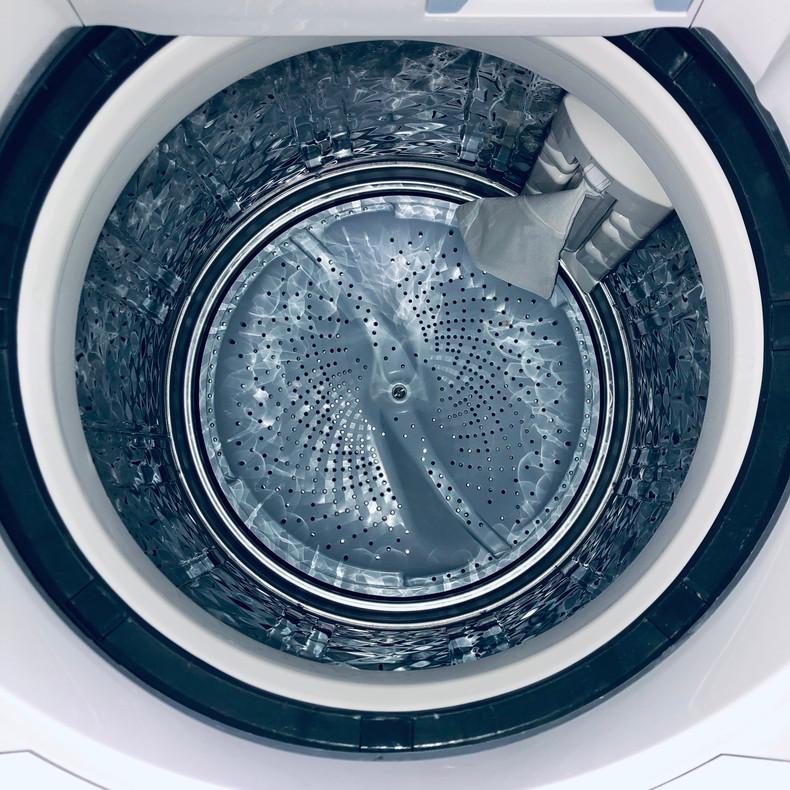 SHARP 縦型洗濯機 乾燥機能付き 8kg ES-TX8E 2021年 中古品 シャープ