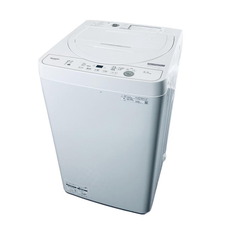 SHARP 洗濯機 ES-GE5H-W 2024年製 SHARP（シャープ） 洗濯機 中古 SHARP ES-GE5H-W 2024年製 5.5kg
