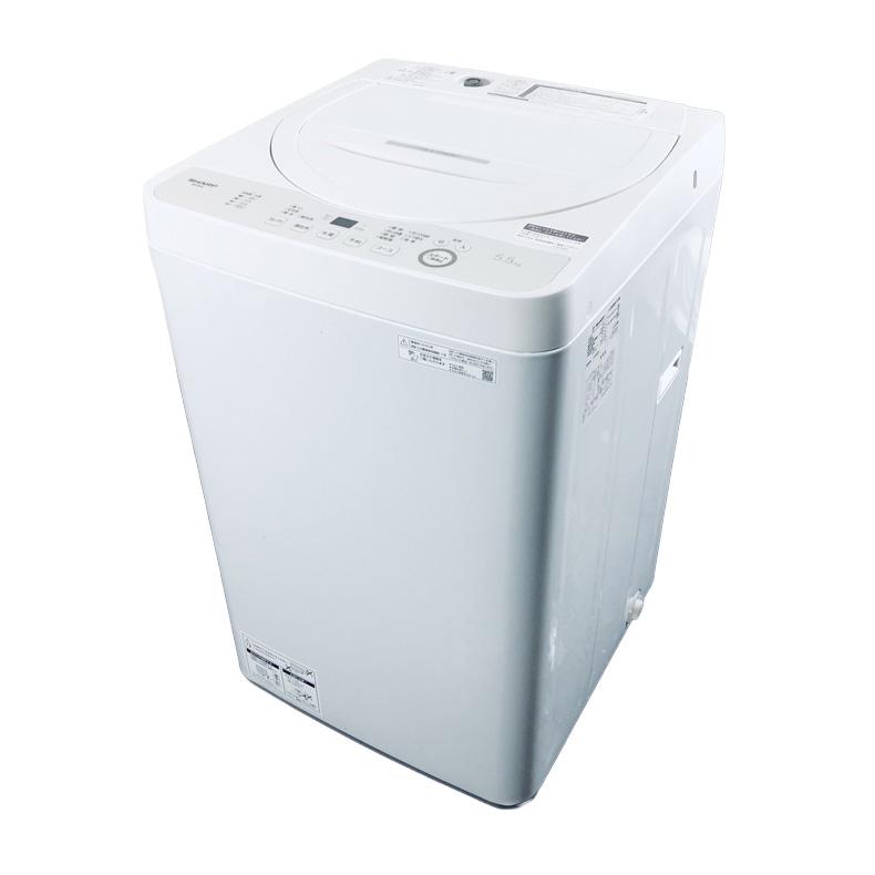 SHARP（シャープ） 洗濯機 中古 SHARP ES-GE5J-W 2025年製 5.5kg