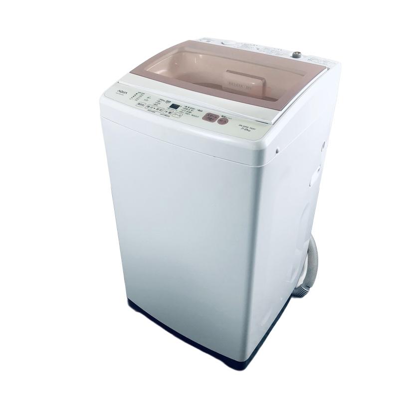 AQUA（アクア） 洗濯機 中古 AQUA AQW-KSGP7H(P) 2020年製 7.0kg
