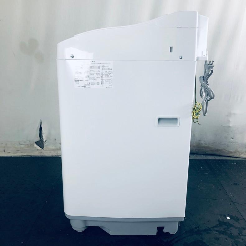 洗濯機 中古 シャープ SHARP ES-TX5B-N 2017年製 全自動 5.5kg/3.5kg  
