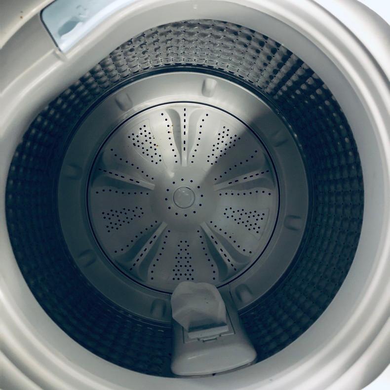 【中古】 ハイアール Haier 洗濯機 一人暮らし 2021年製 全自動洗濯機 5.5kg シャンパン 送風 乾燥機能付き JW-C55D(N)｜11kaden-com｜04