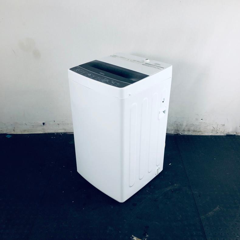 【中古】 ハイアール Haier 洗濯機 一人暮らし 2020年製 全自動洗濯機 5.5kg ブラック 送風 乾燥機能付き JW-C55D(K)｜11kaden-com｜02
