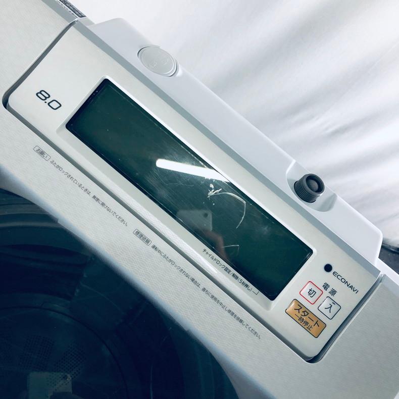 【中古】 パナソニック Panasonic 洗濯機 一人暮らし 大きめ 2017年製 全自動洗濯機 8.0kg ホワイト NA-SJFA803｜11kaden-com｜03
