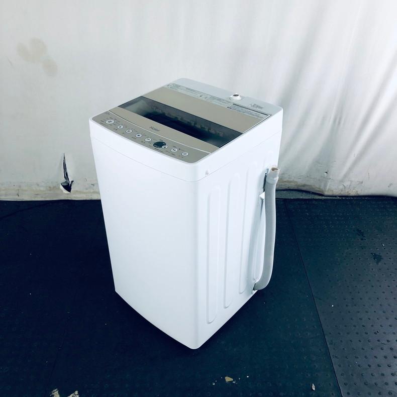 【中古】 ハイアール Haier 洗濯機 一人暮らし 2021年製 全自動洗濯機 5.5kg シャンパン 送風 乾燥機能付き JW-C55D(N)｜11kaden-com｜02