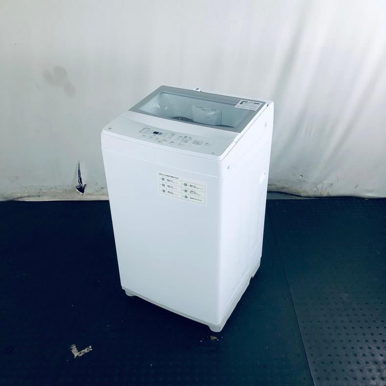 【中古】 ニトリ 洗濯機 一人暮らし 2021年製 全自動洗濯機 6.0kg ホワイト 送風 乾燥機能付き NTR60｜11kaden-com｜02