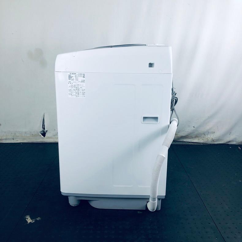 【RKGSE-299】特価！シャープ/SHARP/8kg/全自動洗濯機/ES-GV8C-S/中古/2018年製/当社より近隣地域無料配達 Amazon.co.jp: SHARP 8.0kg 全自動洗濯機 ES-GV8C-S シルバー 低騒音