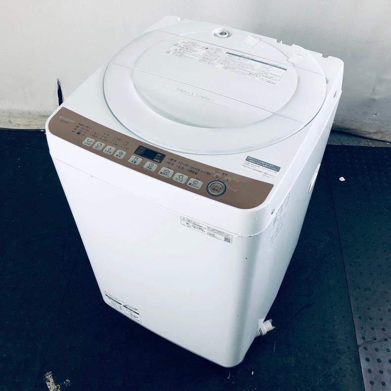 SHARP】 シャープ 全自動電機洗濯機 7.0㎏ ES-T713-T 2021年製 SHARP】 シャープ 全自動電機洗濯機 7.0㎏ ES-T713-T 2021年製