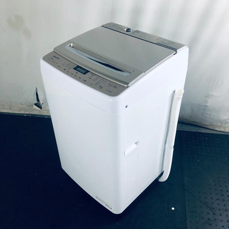 USED【Hisense】全自動洗濯機 2020年製 7.5kg HW-DG75A