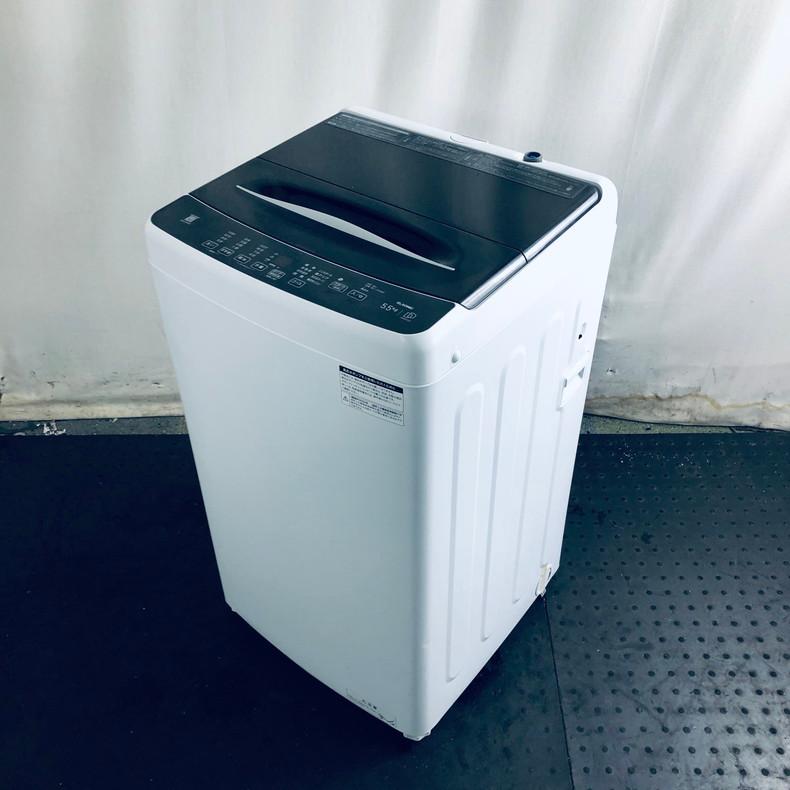 洗濯機 中古 エルソニック ELSONIC EHX55DD 2024年製 5.5kg ブラック 