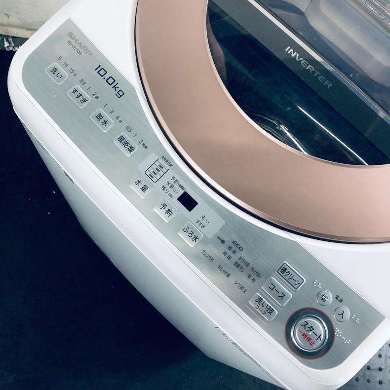 ES-GV10B シャープ 洗濯機 ES-GV10B-T 2021年製 10.0kg洗濯機 全自動 