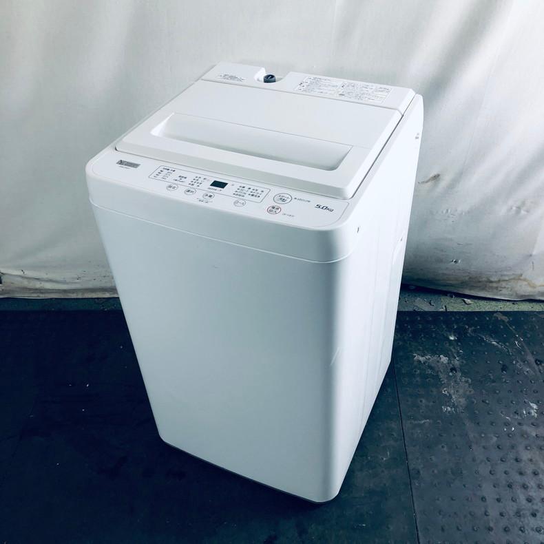 12000-】ヤマダ 全自動洗濯機 YWM-T50H1 5kg 2021年製
