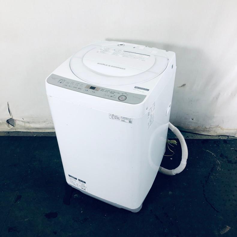 インバーター搭載 7kg 洗濯機 本体 SHARP ES-GV7C Amazon.co.jp