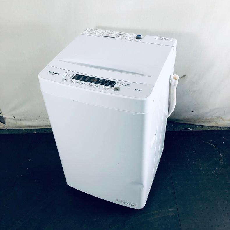 【未使用】Hisense/ハイセンス 洗濯機4.5kg ホワイト HW-K45E HW-K45E | ハイセンスジャパン株式会社