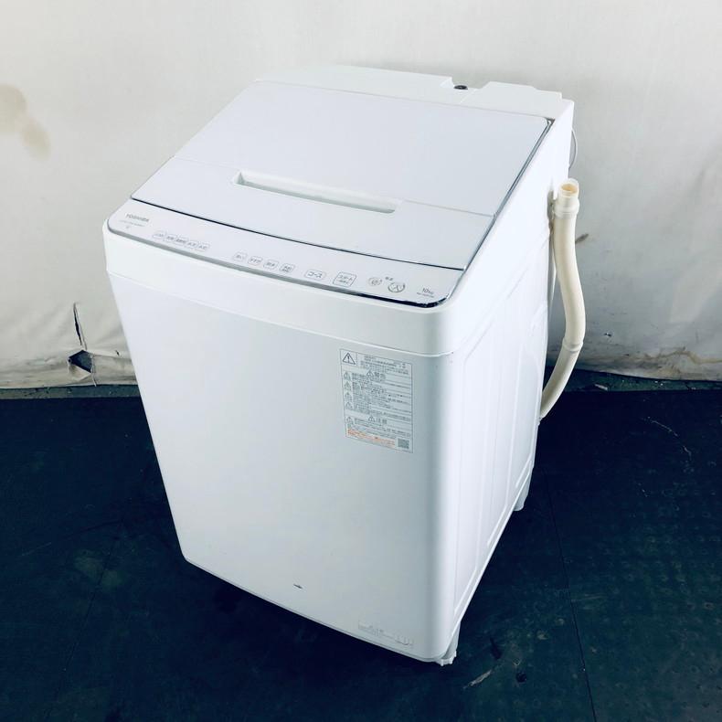 東芝 10kg AW-10DP1 洗濯機W 送料込 TOSHIBA 洗濯機 中古 東芝 AW-10DP1(W) 2021年製 10.0kg グラン