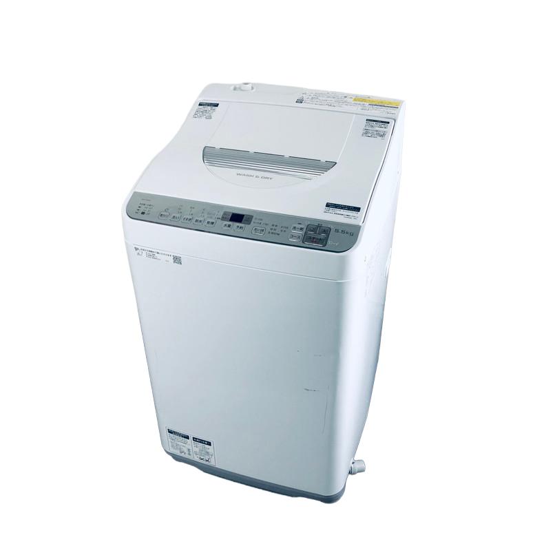 SHARP（シャープ） 洗濯機 中古 SHARP ES-TX5C-S 2019年製 5.5kg/3.5kg