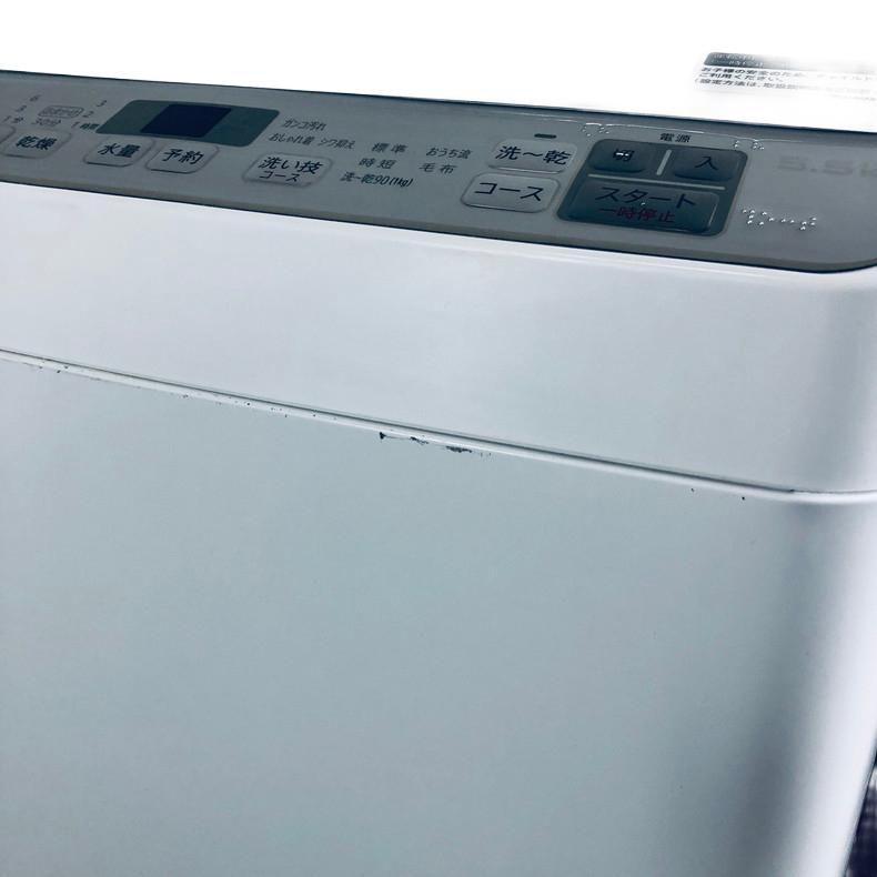 SHARP（シャープ） 洗濯機 中古 SHARP ES-TX5C-S 2018年製 5.5kg/3.5kg