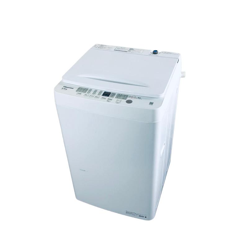 洗濯機 中古 ハイセンス Hisense HW-T60H 2022年製 6.0kg ホワイト