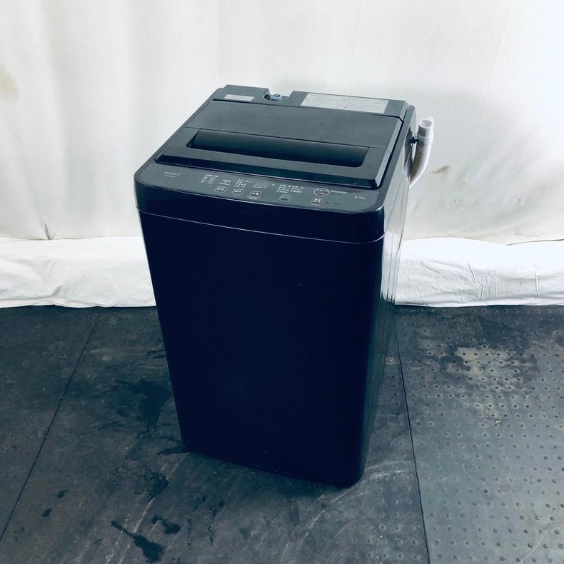 洗濯機 中古 RORO YWM-T55LK 2024年製 5.5kg ブラック 送風 乾燥機能