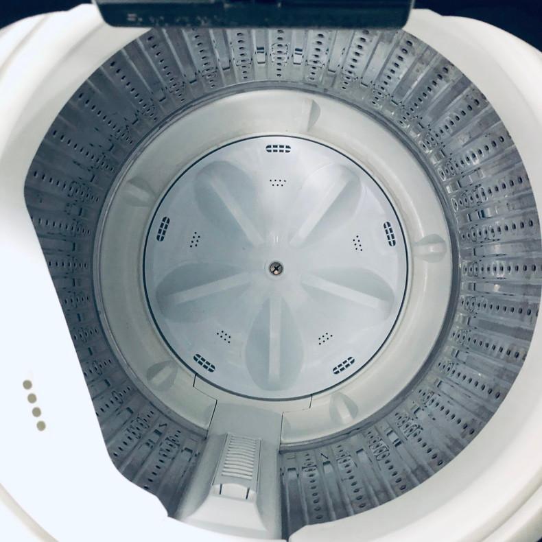洗濯機 中古 RORO YWM-T55LK 2024年製 5.5kg ブラック 送風 乾燥機能