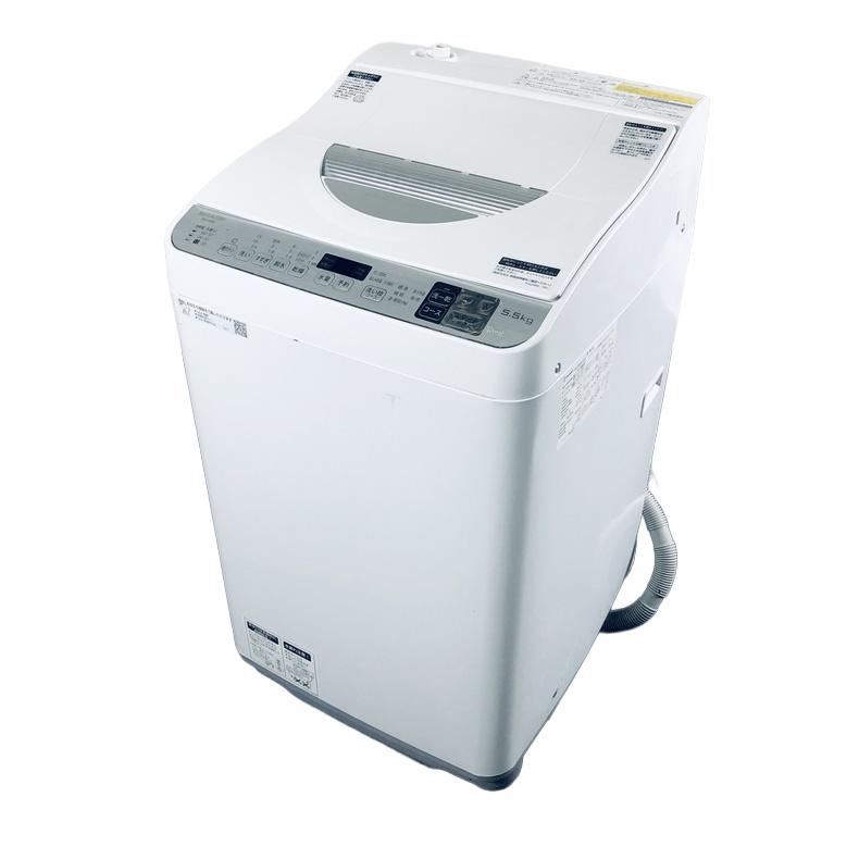 ◆送料込み◆SHARP 電気洗濯乾燥機 ES-TX5D-S 2020年製 SHARP（シャープ） 洗濯機 中古 SHARP ES-TX5D-S 2020年製 5.5kg/3.5kg