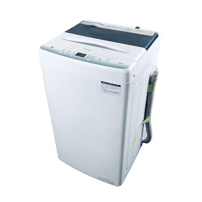 洗濯機 中古 ハイアール Haier JW-U45HK-W 2022年製 4.5kg ホワイト 全
