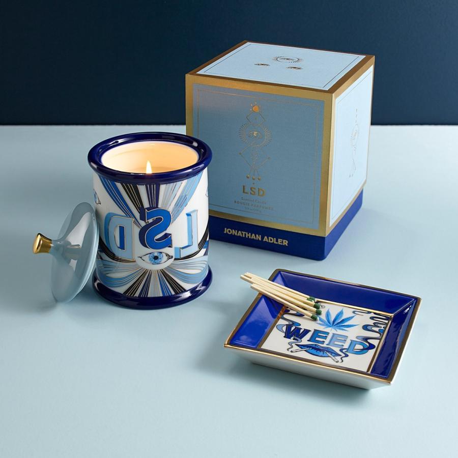 芳ばしさ 蝋燭 馨香 今めかしい 差し上げ物 差し上げ物 芳ばしさ ラグジュアリー【JONATHAN ADLER DRUGGIST LSD CANDLE】