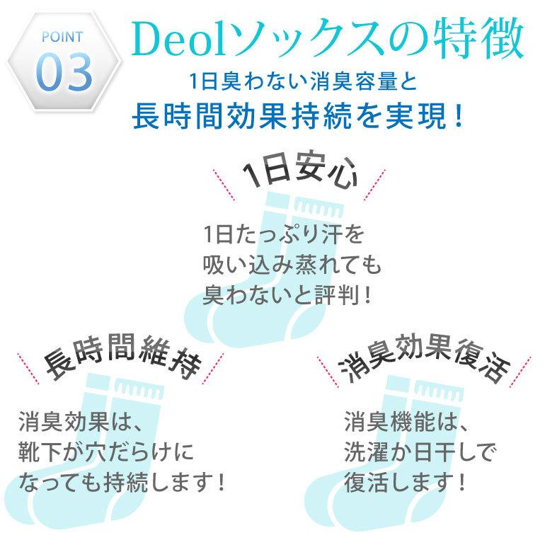 靴下臭撃退セット 消臭靴下 臭わない靴下 足臭い 消臭 メンズ 汗臭 | デオル スニーカー用ソックスMEN 同色6足組+ヌーラ単品｜11kaigofuku｜15