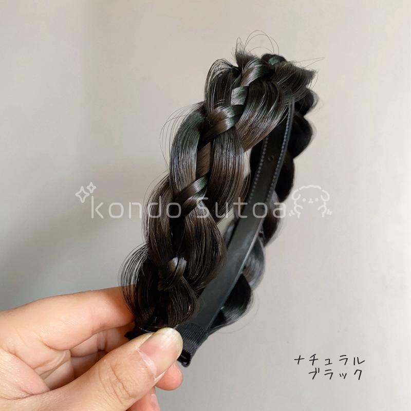 三つ編みカチューシャ ヘアアレンジ カチューシャ レディース ヘア編み 髪留め ヘアアクセサリー 40代 50代 30代｜11oclock｜13