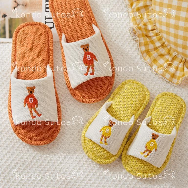 スリッパ 子供 夏 親子お揃い ルームシューズ キッズ 洗える 前