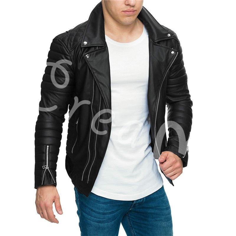 ライダース　レザージャケット WEB限定】シンセティックレザーシングルライダースジャケット