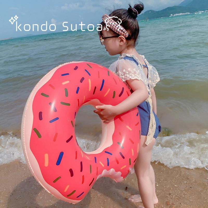 在庫処分セール！ 浮き輪 子供 大人用 サイズ 120 90 スイカ ドーナツ おしゃれ 浮輪 ウキワ 腰 70cm 80cm |  | 17