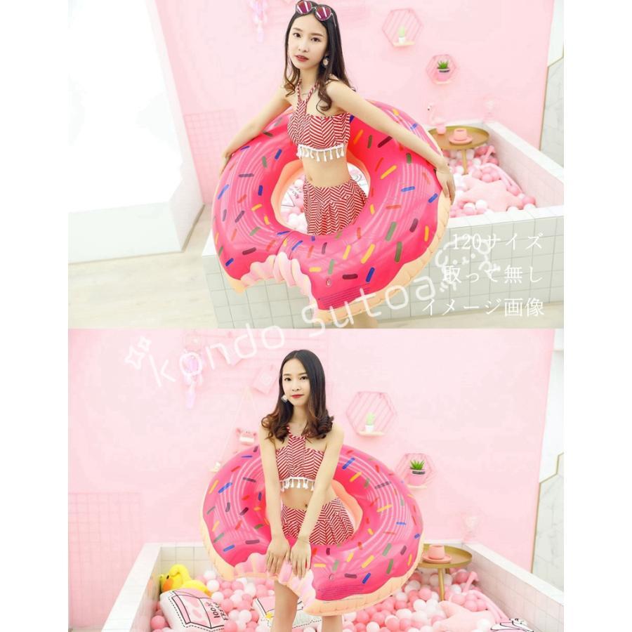 在庫処分セール！ 浮き輪 子供 大人用 サイズ 120 90 スイカ ドーナツ おしゃれ 浮輪 ウキワ 腰 70cm 80cm |  | 24