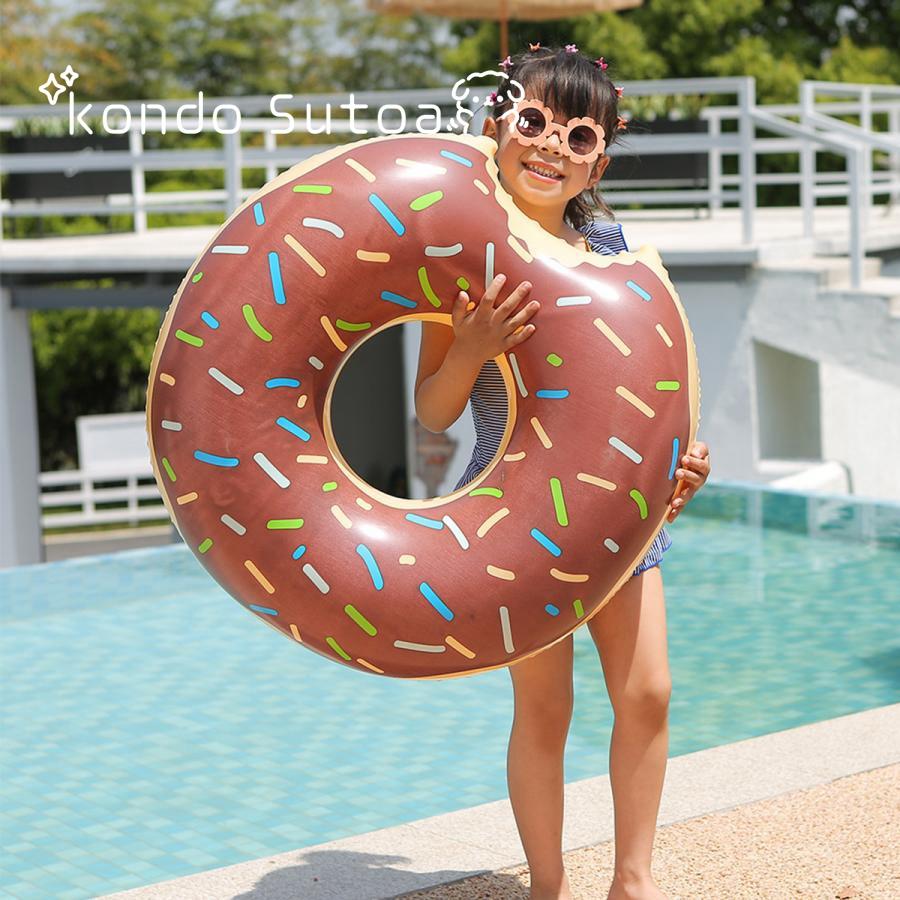 在庫処分セール！ 浮き輪 子供 大人用 サイズ 120 90 スイカ ドーナツ おしゃれ 浮輪 ウキワ 腰 70cm 80cm |  | 09