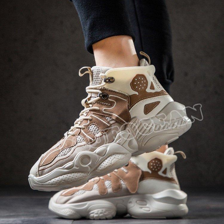 スニーカー メンズ ランニングシューズ ウォーキング トレッキングシューズ 厚底 疲れにくい 通気性 超軽量 スポーツ アウトドア かっこいい 靴 韓国風 春夏秋冬 |  | 03