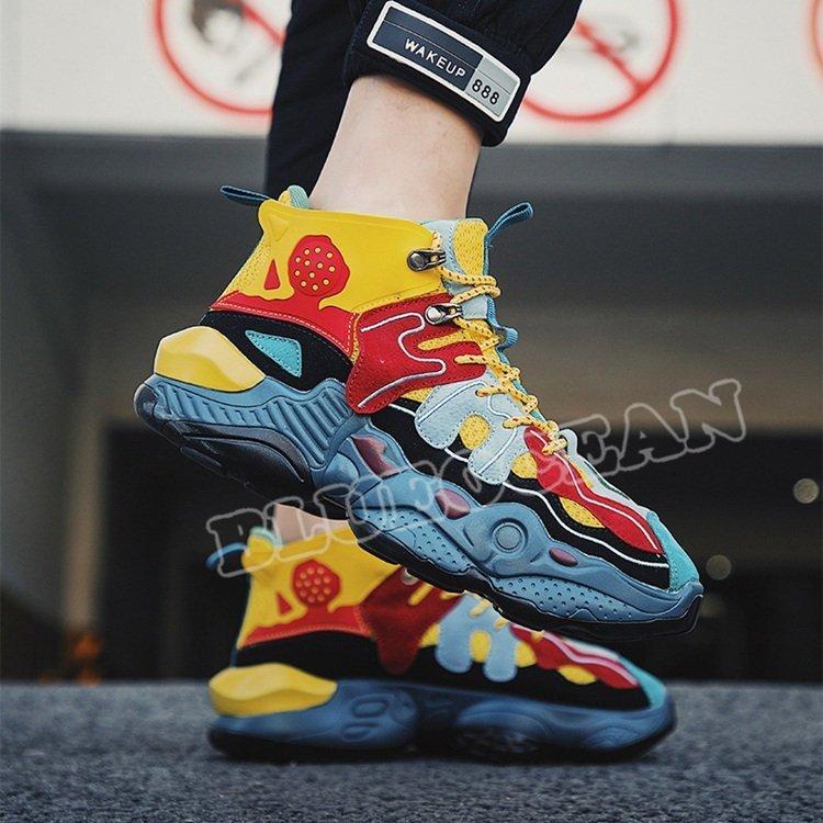 スニーカー メンズ ランニングシューズ ウォーキング トレッキングシューズ 厚底 疲れにくい 通気性 超軽量 スポーツ アウトドア かっこいい 靴 韓国風 春夏秋冬 |  | 06