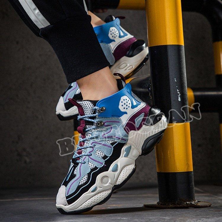 スニーカー メンズ ランニングシューズ ウォーキング トレッキングシューズ 厚底 疲れにくい 通気性 超軽量 スポーツ アウトドア かっこいい 靴 韓国風 春夏秋冬 |  | 09