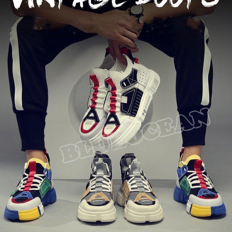 スニーカー メンズ ランニングシューズ ウォーキング トレッキングシューズ 厚底 疲れにくい 通気性 超軽量 スポーツ アウトドア かっこいい 靴 韓国風 春夏秋冬 | 