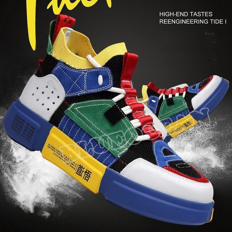 スニーカー メンズ ランニングシューズ ウォーキング トレッキングシューズ 厚底 疲れにくい 通気性 超軽量 スポーツ アウトドア かっこいい 靴 韓国風 春夏秋冬 |  | 02