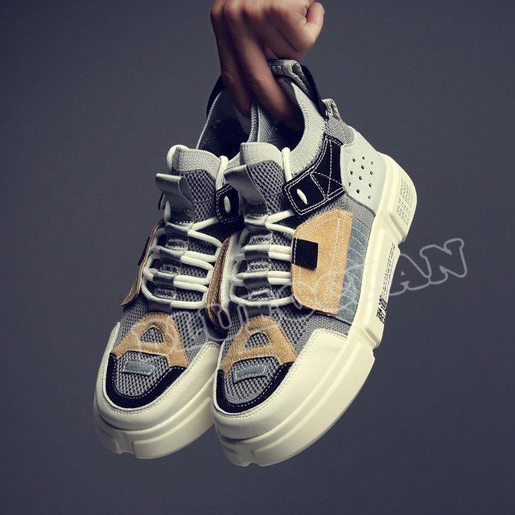 スニーカー メンズ ランニングシューズ ウォーキング トレッキングシューズ 厚底 疲れにくい 通気性 超軽量 スポーツ アウトドア かっこいい 靴 韓国風 春夏秋冬 |  | 04