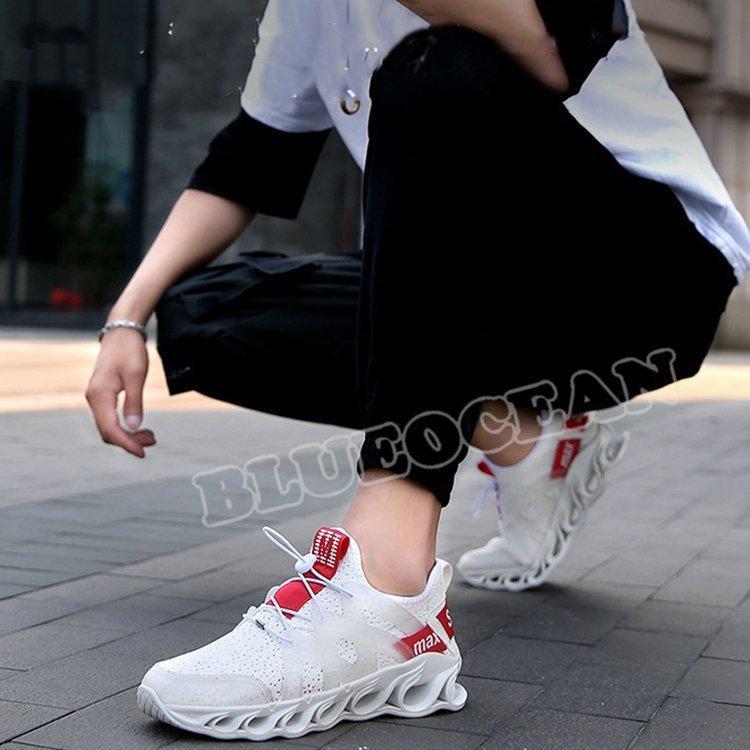 スニーカー メンズ ランニングシューズ ウォーキング トレッキングシューズ 厚底 疲れにくい 通気性 超軽量 スポーツ アウトドア かっこいい 靴 韓国風 春夏秋冬 |  | 02