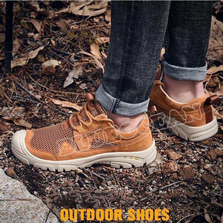 スニーカー メンズ ランニングシューズ ウォーキング トレッキングシューズ 厚底 疲れにくい 通気性 超軽量 スポーツ アウトドア かっこいい 靴 韓国風 春夏秋冬 |  | 02