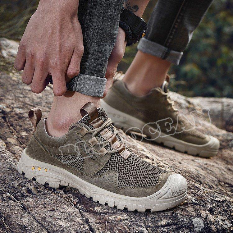 スニーカー メンズ ランニングシューズ ウォーキング トレッキングシューズ 厚底 疲れにくい 通気性 超軽量 スポーツ アウトドア かっこいい 靴 韓国風 春夏秋冬 |  | 04