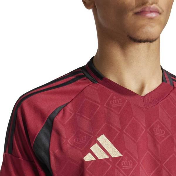 極美品 アディダス ベルギー代表 2024 ホーム ユニフォーム XL adidas アディダス メンズ サッカー ライセンスシャツ ベルギー